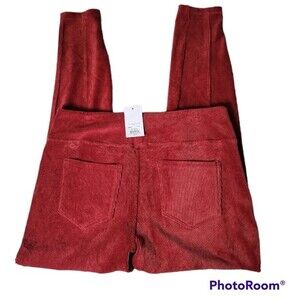 SO Pointe Rust Corduroy Leggings Womens Size XXL